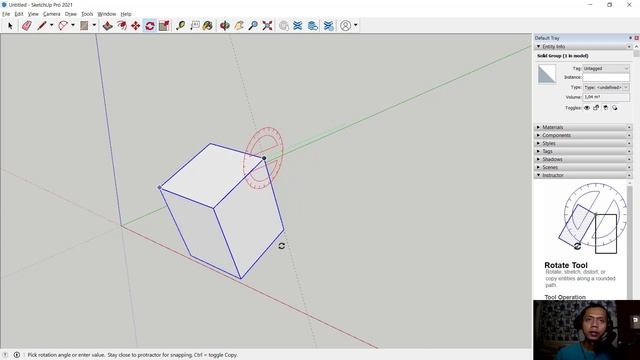 Sketchup How To Rotate