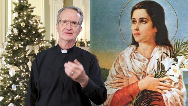 St. Maria Goretti - Ornaments of Grace | Isaiah 25:8-9 #advent смотреть онлайн
