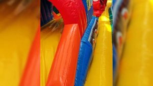 Коммерческий надувной батут «Змей Горыныч» с механизированной головой 13x8x7 м