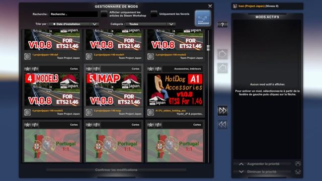 Euro Truck Simulator 2 | 1.46 | Tuto | #1 | Comment Installer Project Japan | 1.0.8 смотреть онлайн