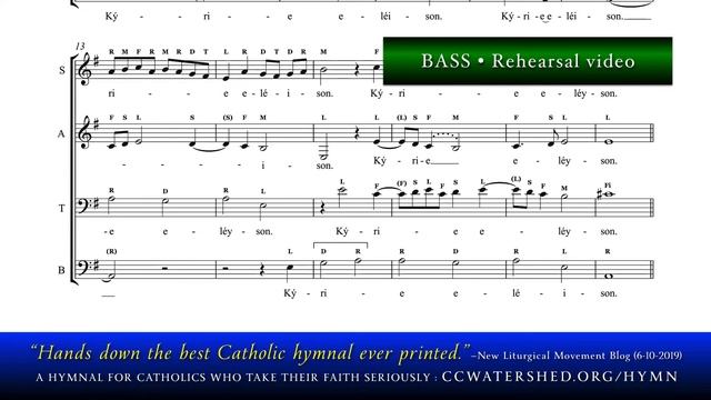 | BASS REHEARSAL | • Part 3 of 3 — (Father Francisco Guerrero) “Missa De Beata Virgine II” смотреть онлайн