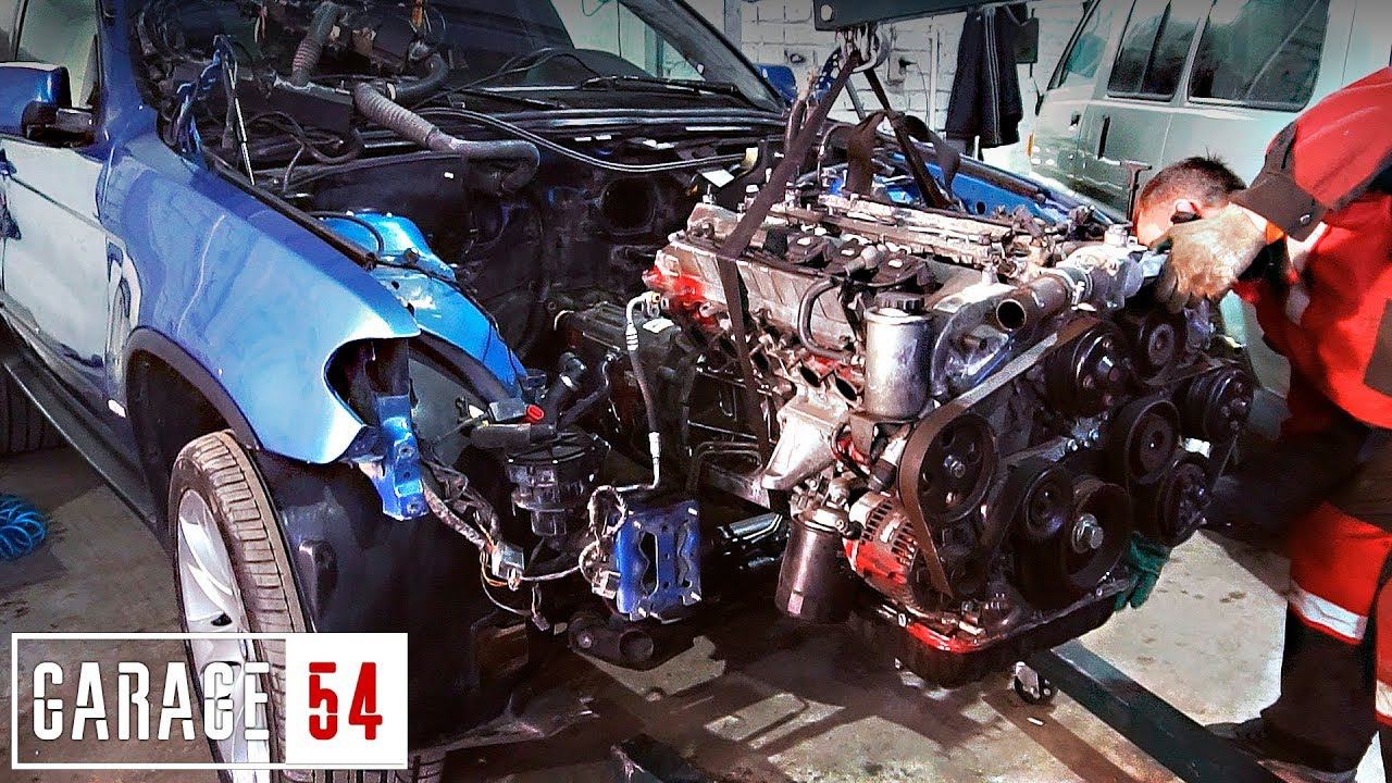 BMW X5 с ЯПОНСКИМ V12 - ПЕРВЫЙ ЗАПУСК