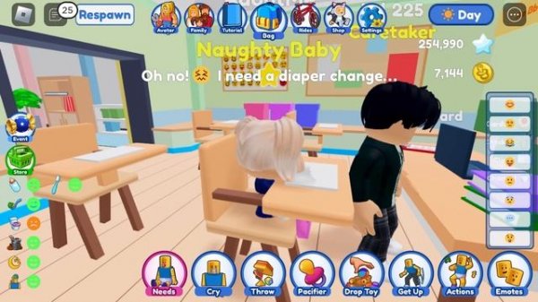 🍎School Mini Game🍎 on Twilight Daycare new update