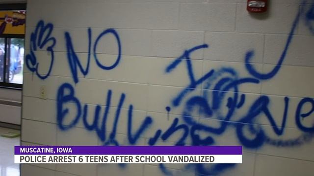 Police arrest 6 teens for vandalizing Madison Elementary last month смотреть онлайн