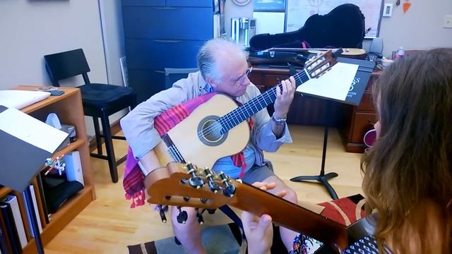 Мастер-класс с Пепе Ромеро левая рука