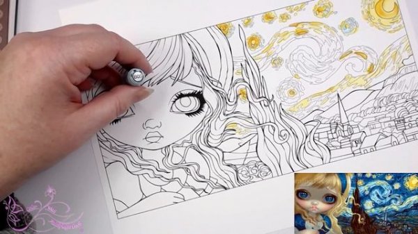 LIVE COPIC TUTORIAL | COLOR & CHAT