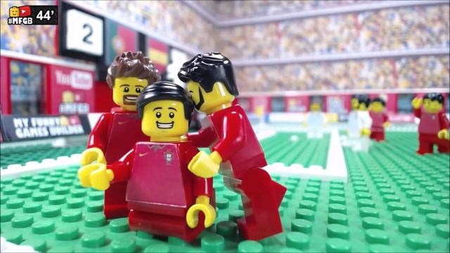 Portugal vs Spain 3-3 • World Cup 2018 (15/06/2018) All Goals Highlights Lego Football смотреть онлайн