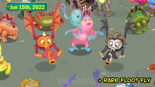 Faerie Island Evolution 2019-2024 (My Singing Monsters)
