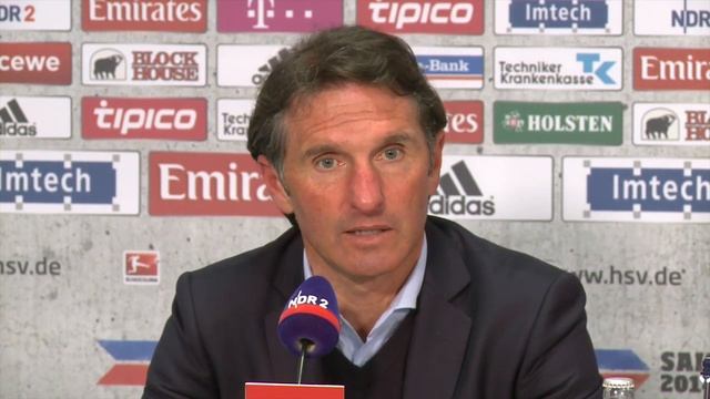 Bruno Labbadia: Lasogga? "Matchwinner ist die Mannschaft!" | Hamburger SV - FC Augsburg 3:2 смотреть онлайн