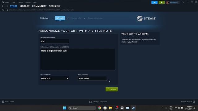 HOW TO SEND STEAM GIFT CARD EASILY (2024) | How To Send A Gift Card On Steam смотреть онлайн