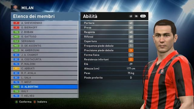 Milan - ISS Pro Evolution 2 in PES 2016 смотреть онлайн