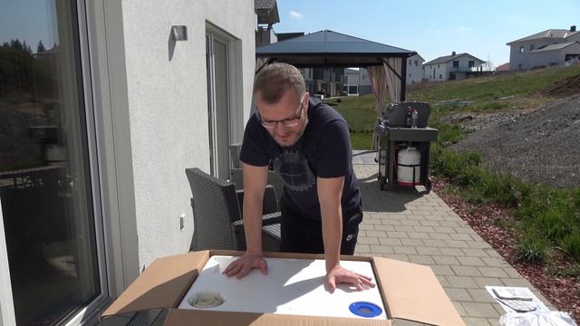 Unboxing Aufblasbarer Whirlpool Bestway Lay-Z-Spa Maldives HydroJet Pro