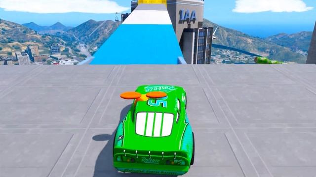 GTA 5 SPIDER-MAN 2, POPPY PLAYTIME, KUNGFU PANDA 4 Join in Epic New Stunt Racing #931 смотреть онлайн