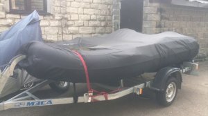 Транспортировочный тент ПВХ на лодку. Не стоит экономить на нем!