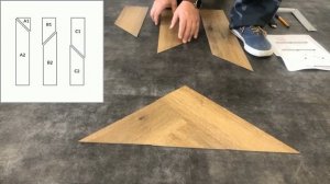 Укладка плитки LVT (ПВХ) ёлочкой на клеевую подложку Arbiton Secura LVTFASTLAY SMART