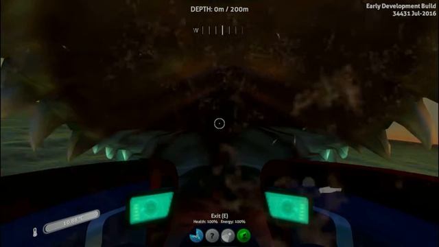 Sea Dragon footage. Subnautica. смотреть онлайн