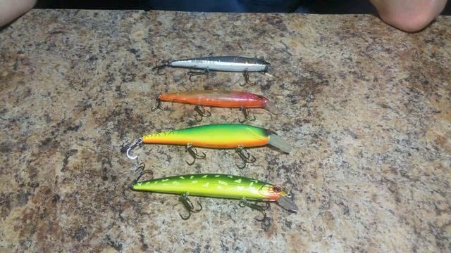 Воблера TsuYoki Mover128sp TsuYoki Flirt115sp SrtikePro Montero 130sp Magsquad 115sp