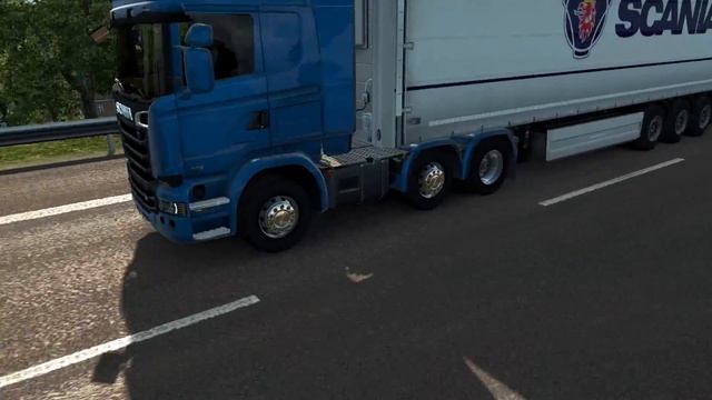 Euro Truck Simulator 2 - Trailer Pick Up from the Scania Factory смотреть онлайн