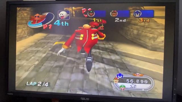 Mario And Sonic At The Olympic Games Dr Eggman Gets Last Place In Dream Race смотреть онлайн