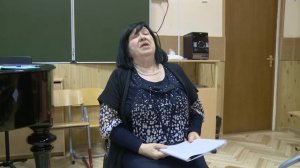 06.03.2018 РАДОСТЬ Жданова Татьяна Арамовна на репетиции хора выпускников