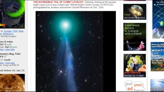 Comet Q2 LoveJoy is Magnitude 4.4 & Where to See it. смотреть онлайн