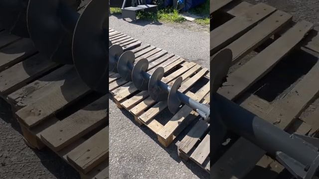 Ямобур гидравлический на фронтальный погрузчик смотреть онлайн