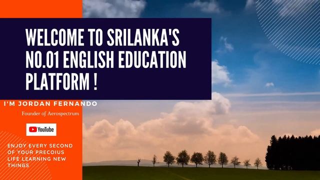 Welcome to srilanka's No 01 english education platform ! смотреть онлайн