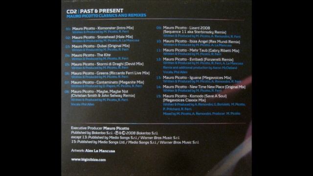 Mauro Picotto – Meganite - Privilege, Ibiza - Disc Two - Past & Present