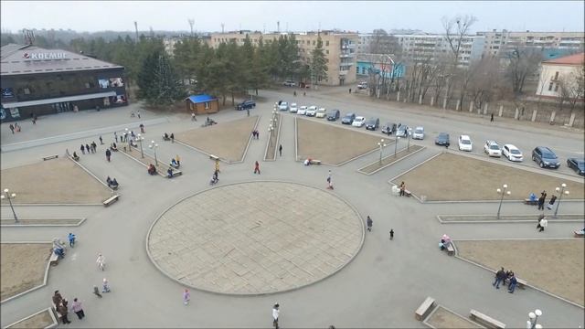 Вид с высоты полета. Арсеньев- Город- Авиастроитель смотреть онлайн