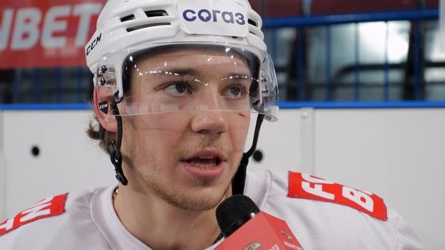 БУДЕТ ЖАРА | Антон Белов и Арсений Грицюк перед 3-м матчем с «Металлургом» | Плей-офф КХЛ | PlayOmsk смотреть онлайн