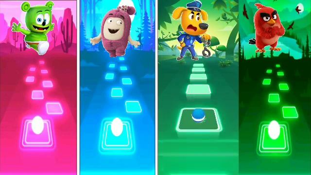 Gummy bear 🆚 Oddbods 🆚 Sheriff Labrador 🆚I MAGON DRAGONS OPILA BIRD смотреть онлайн