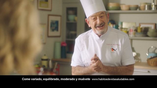 Karlos Arguiñano y Carmen Machi protagonizan el spot de los sofritos de Gallina Blanca смотреть онлайн