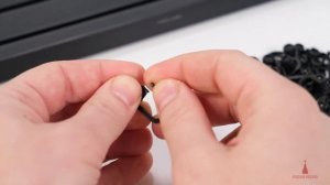 Крючки для штор с роликом и замком для потолочного карниза или шины, Черный (упаковка 20 штук)