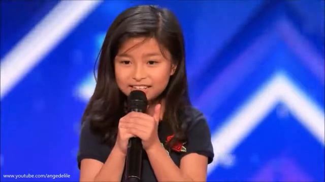 9 Year Old Celine Tam Stuns Crowd with My Heart Will Go On on America's Got Talent 2017 смотреть онлайн