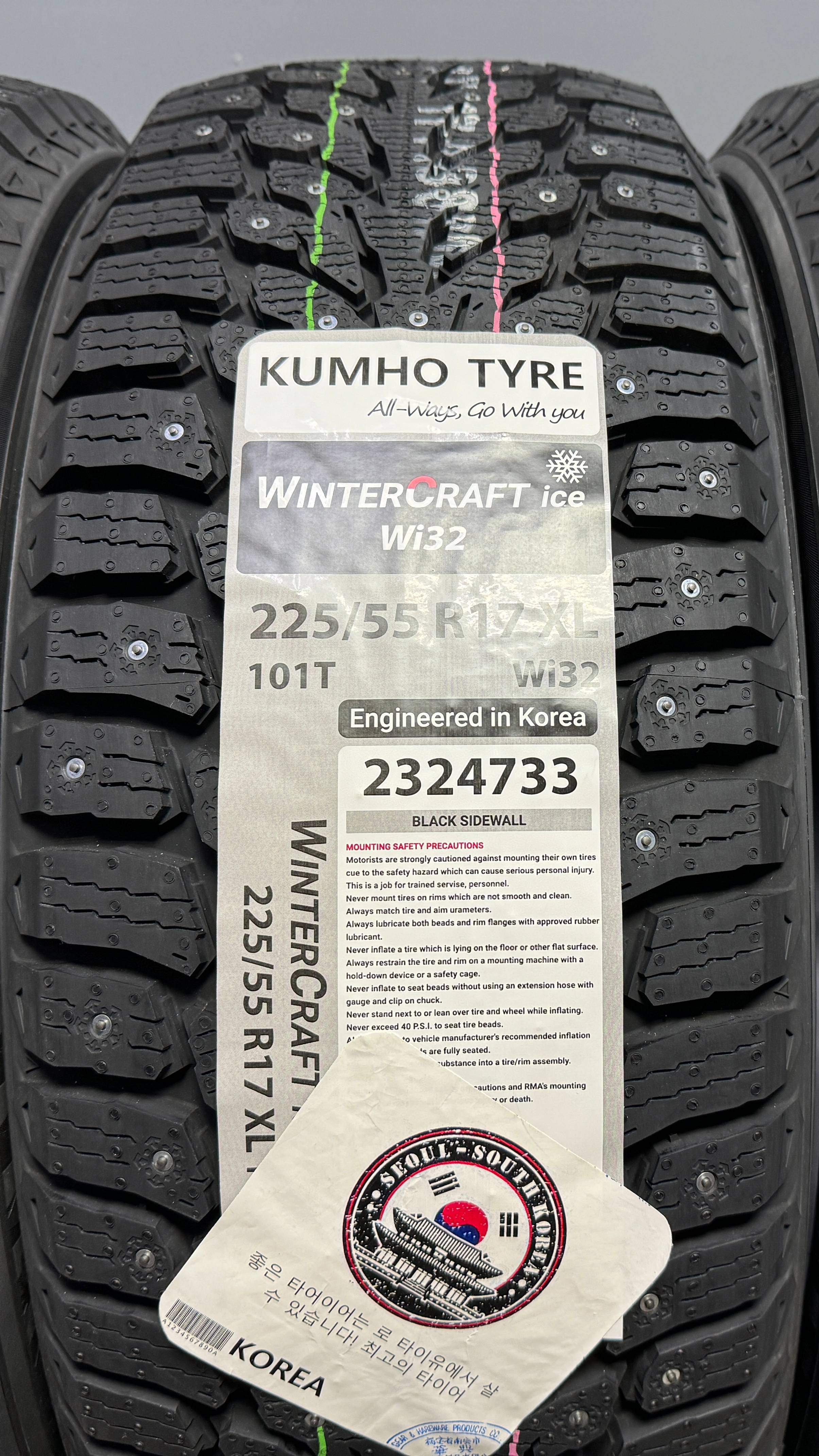Kumho WinterCraft ice Wi32 225/55 R17 101T XL