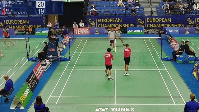 Baroni / Toti vs Briot / Lovang (MD, R16) - European Jnr. C’ships 2018 смотреть онлайн