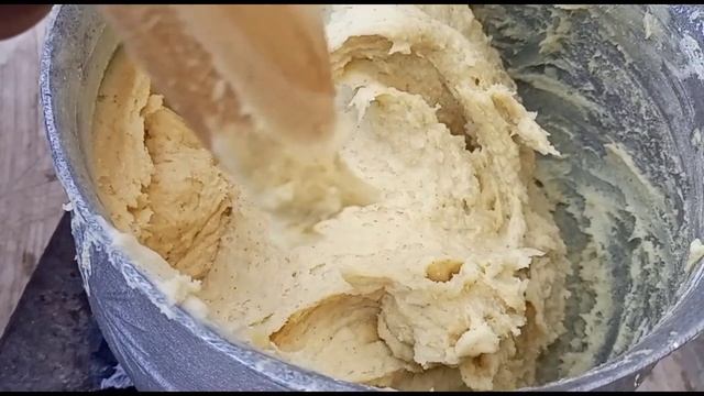 How we make the most delicious meal (banku) in an African Village | African village cooking смотреть онлайн