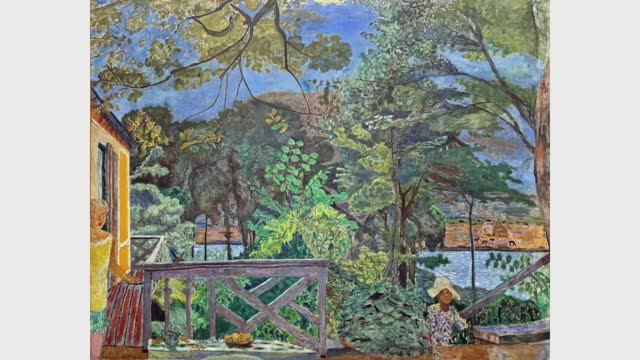 Пьер Боннар. "На террасе". 1928 смотреть онлайн