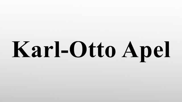 Karl-Otto Apel смотреть онлайн