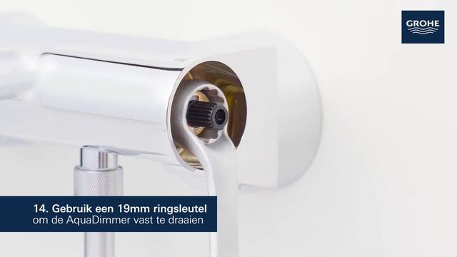 De aquadimmer vervangen van de GROHE Grohtherm 2000 thermostaatkraan смотреть онлайн