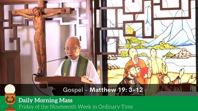 Friday of the 19th Week in Ordinary Time with Fr. Art Borja, SJ смотреть онлайн