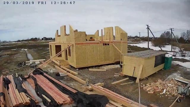 Дом из СИП панелей за месяц | Процесс строительства дома из СИП панелей смотреть онлайн