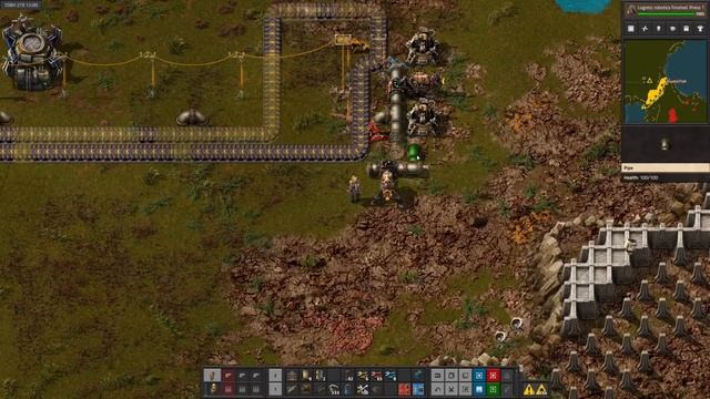 Factorio Deathworld Marathon - Episode 62 - Logistics Bots! смотреть онлайн