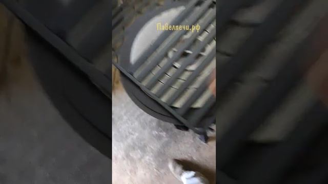 Шикарная печь для казанов от 6 до 16литров сделана из металла 8мм два столика и складные ручки. смотреть онлайн