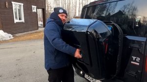 Как достать запаску на Jetour T2 и заменить запасное колесо