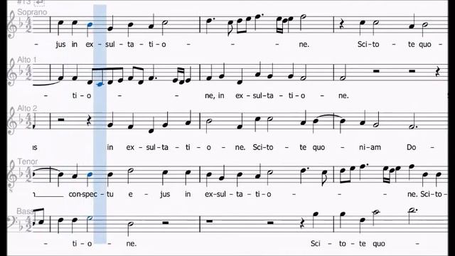 Cipriano de Rore - Jubilate deo omnis terra, Spartito per SAATB смотреть онлайн