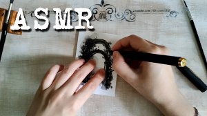 [ASMR] Тушь. Дорабатываю детали рисунка (4/5)