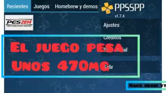 Pes 2014 psp "DESCARGALO YAAA" смотреть онлайн