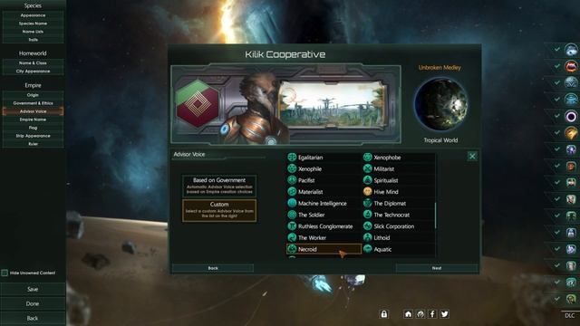 Stellaris Advisor Voices смотреть онлайн