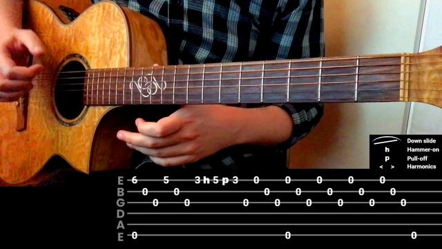 The Last Of Us Theme | Fingerstyle Guitar Cover + TABS смотреть онлайн